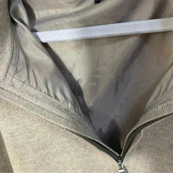 Fairway & Greene the Natural lined Merino wool quarter zip golf sweater size XXL - Picture 5 of 5